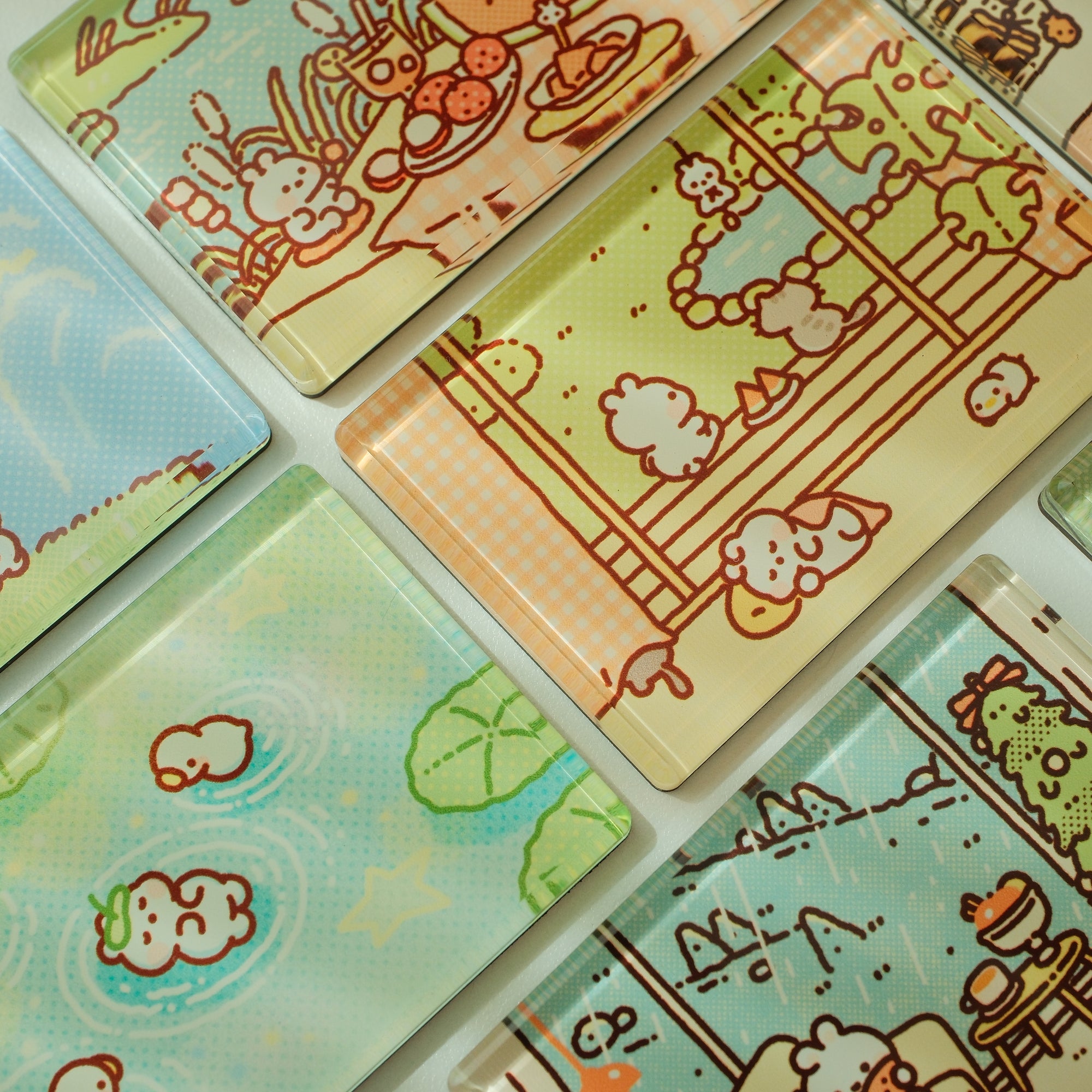 Bunnies Magnets - Summer Daydreams Collection