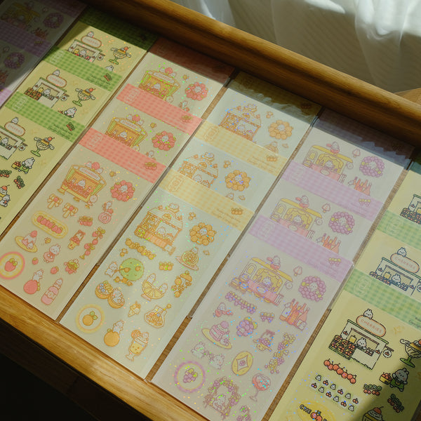 Bunny's Fruit Farm Sticker Sheet - Cherry Farm