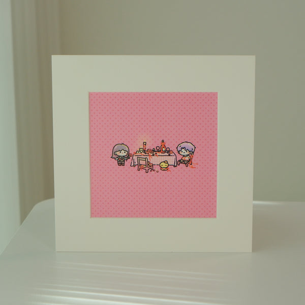 Rafayel - Lads Dinner Table Mini Print
