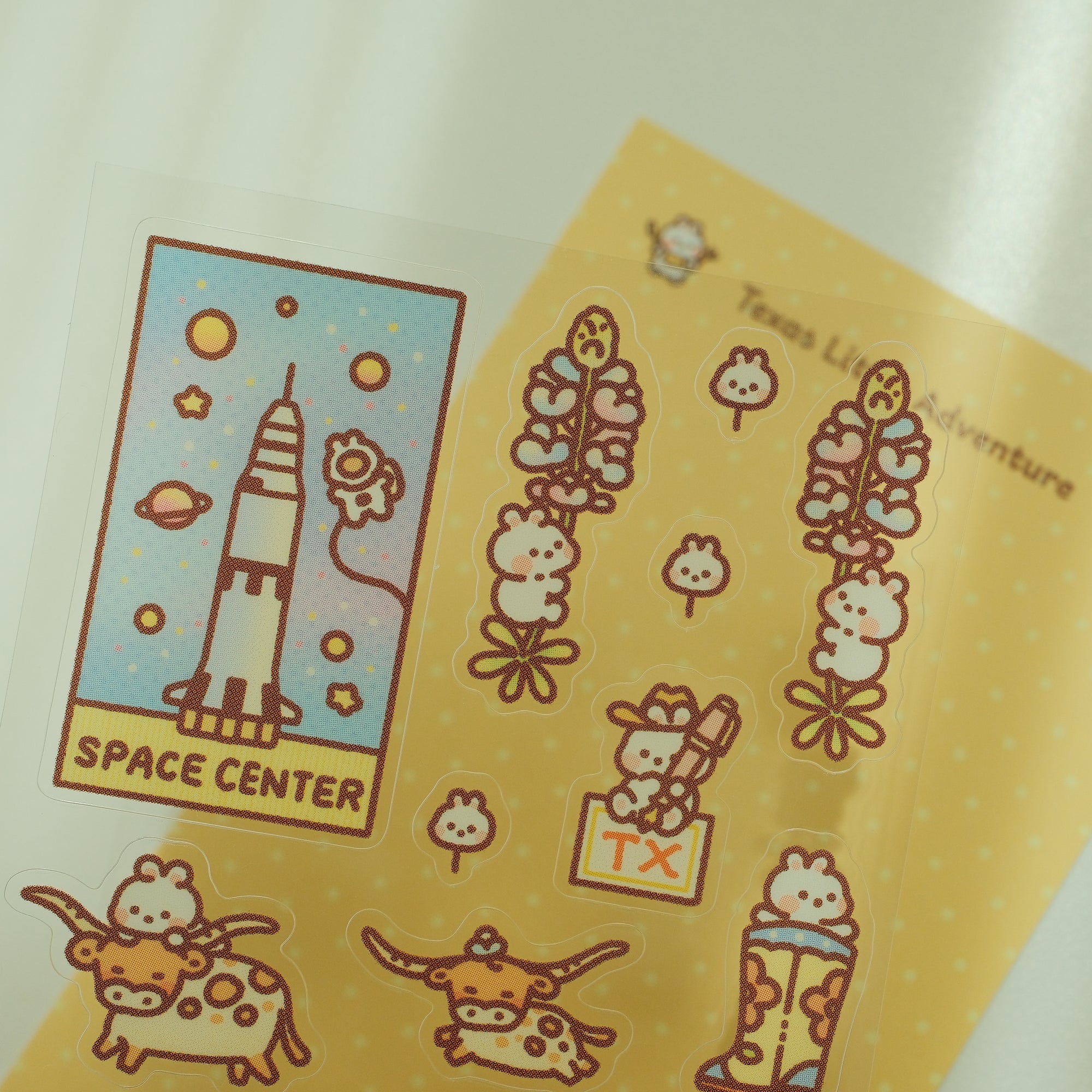 Texas Little Adventure Mini Sticker Sheet