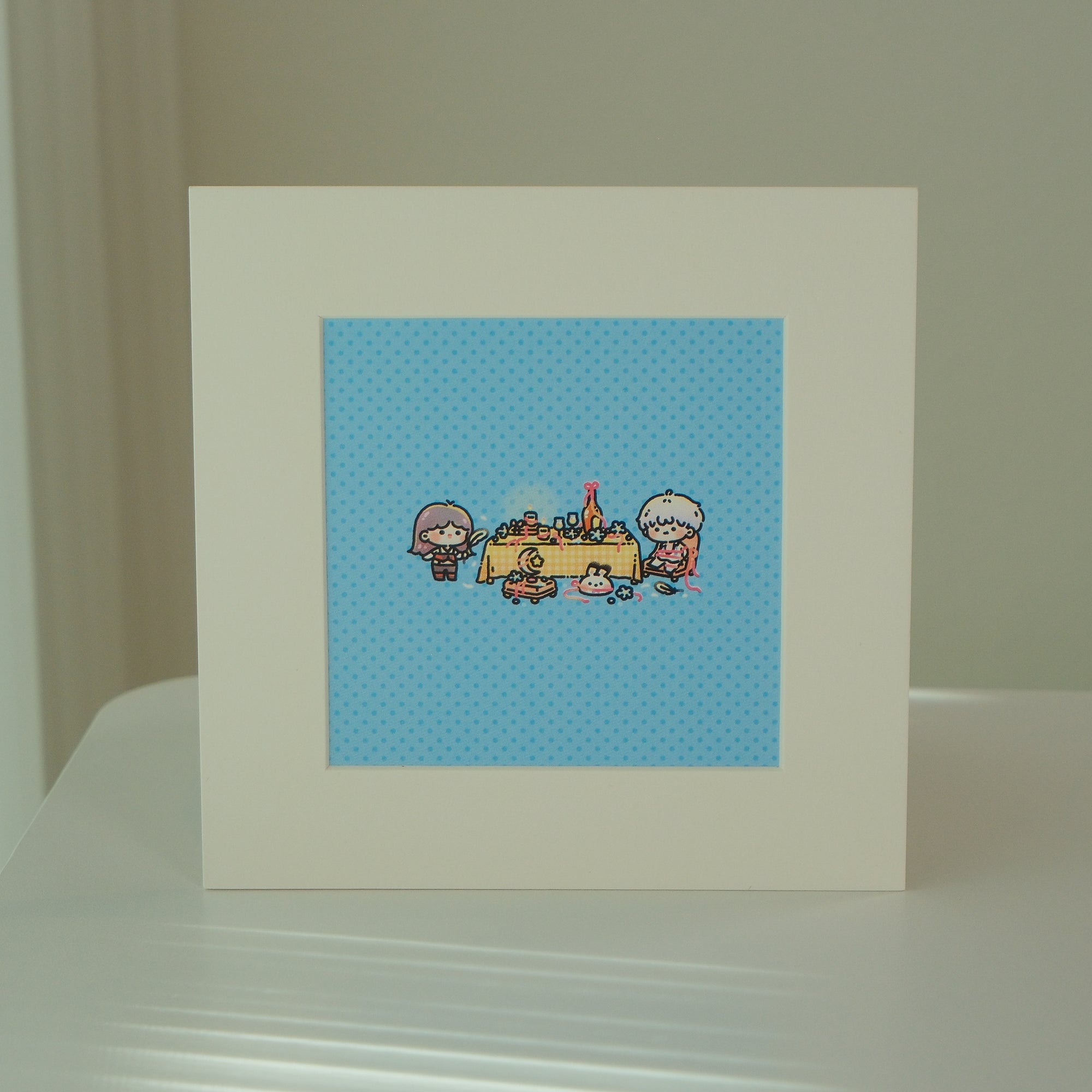 Xavier - Lads Dinner Table Mini Print