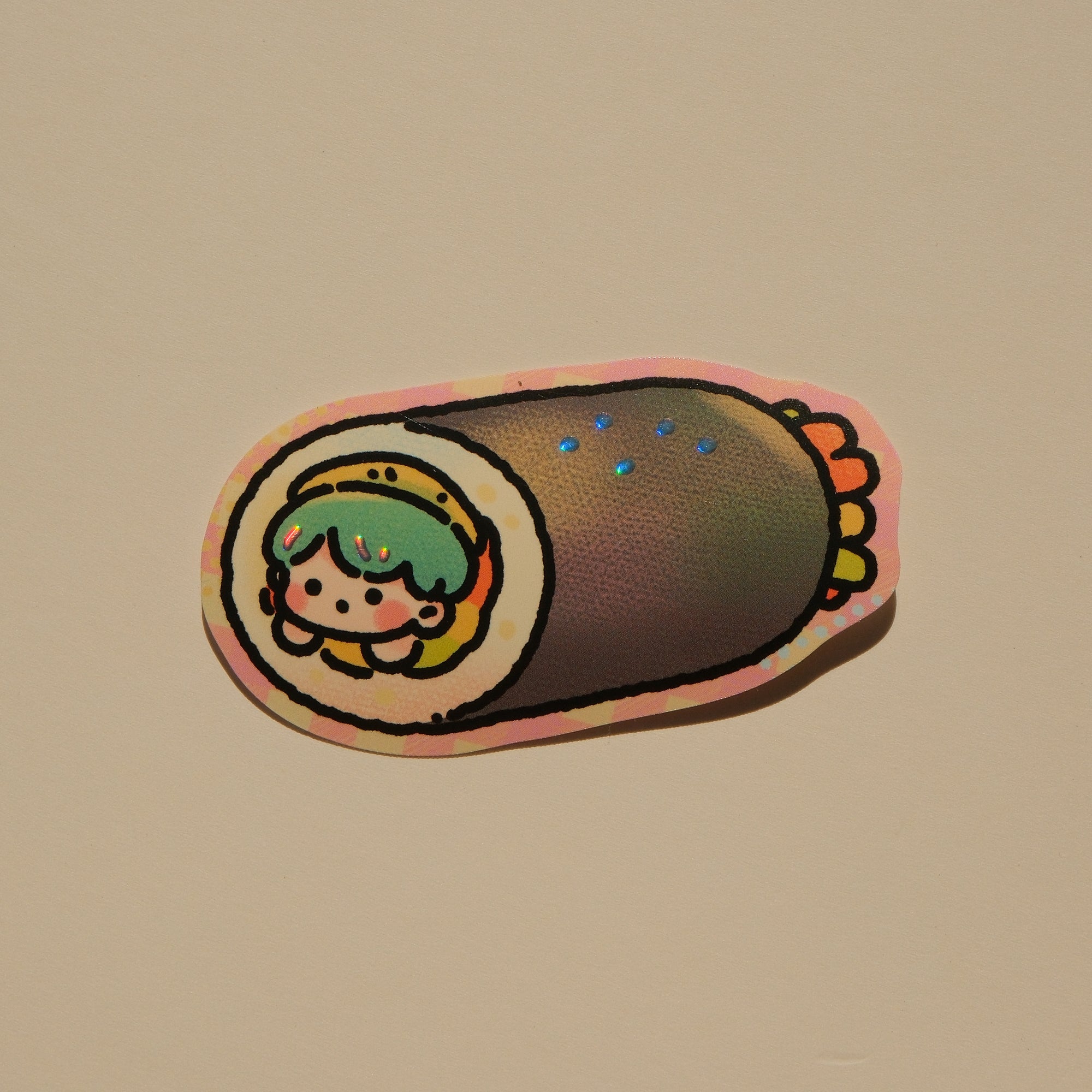 Baby Saja Gimbap - Kpop Demon Hunters Foil Sticker