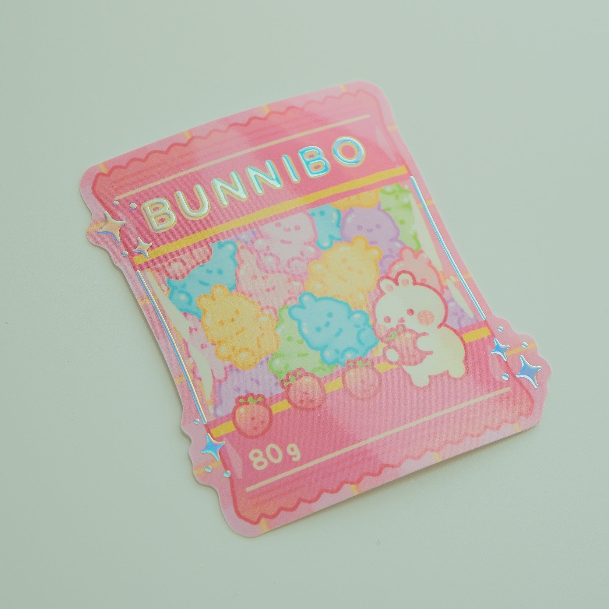 Bunnie Grocery Die Cut Sticker - Bunnibo