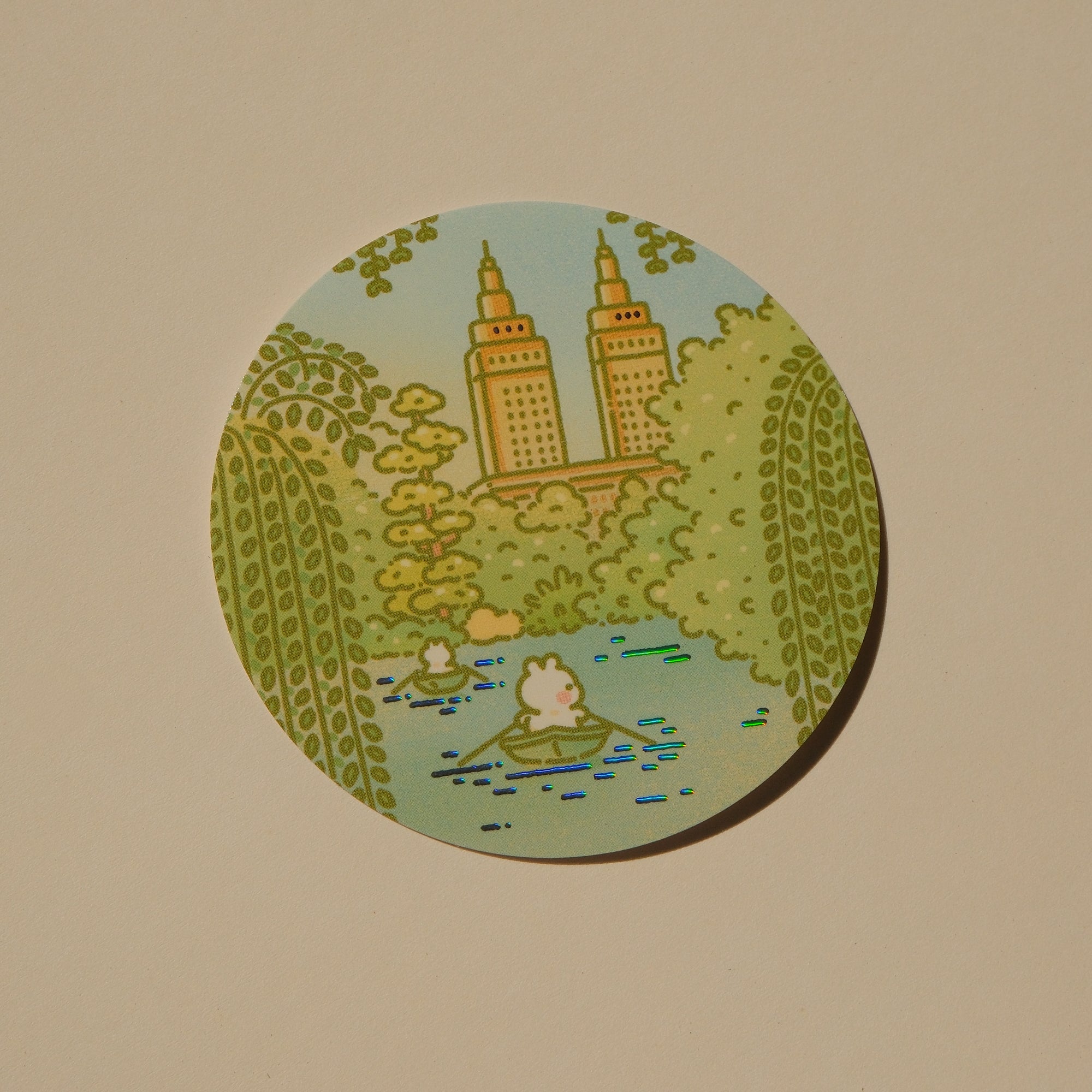 A Day in Central Park - Cities Series Foil Sticker