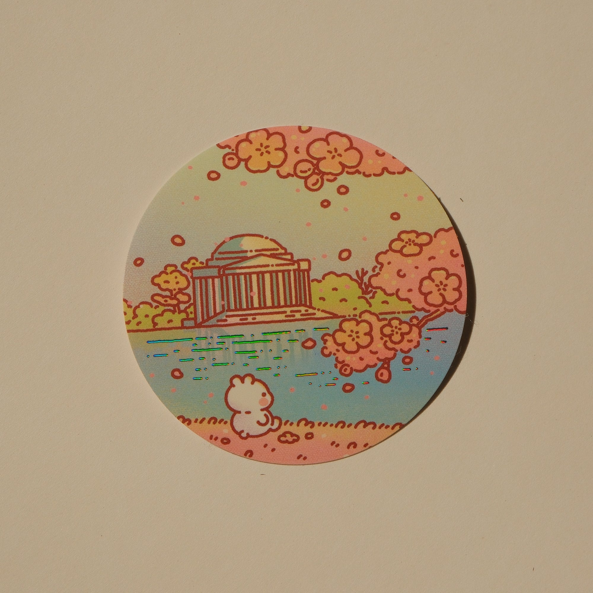 Spring In DC - Cities Series Foil Sticker