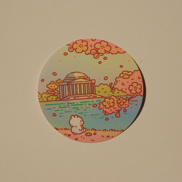 Spring In DC - Cities Series Foil Sticker
