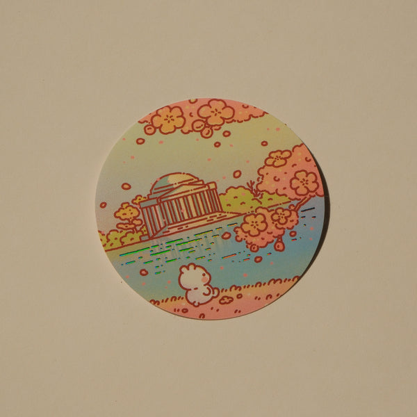 Spring In DC - Cities Series Foil Sticker