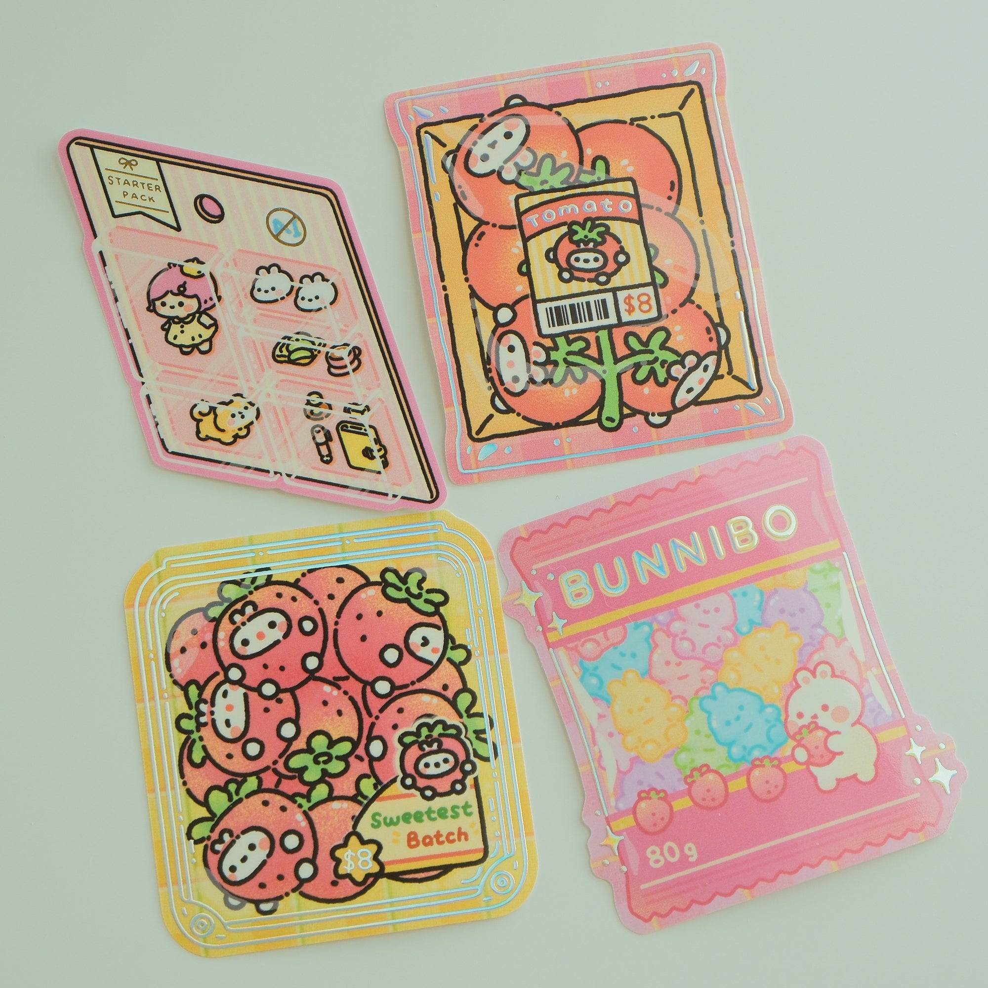 2jingis2jing Starter Pack Die Cut Sticker