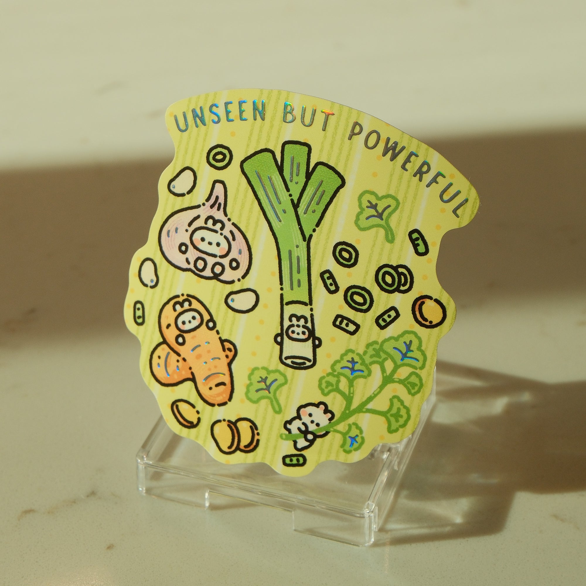 Unseen But Powerful Die Cut Sticker