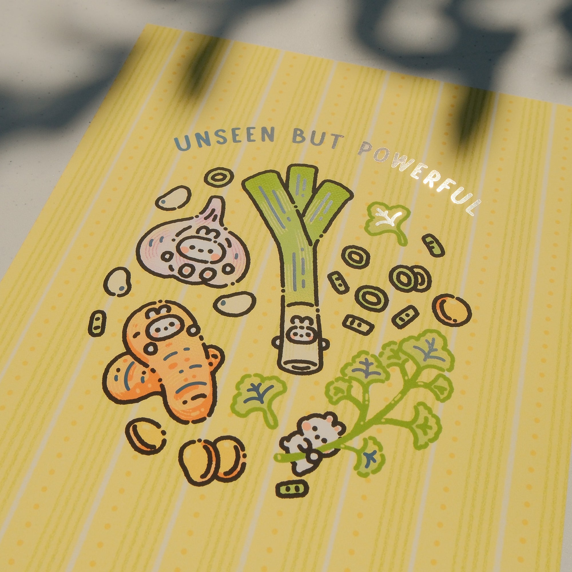 Unseen But Powerful - Medium Foil Print