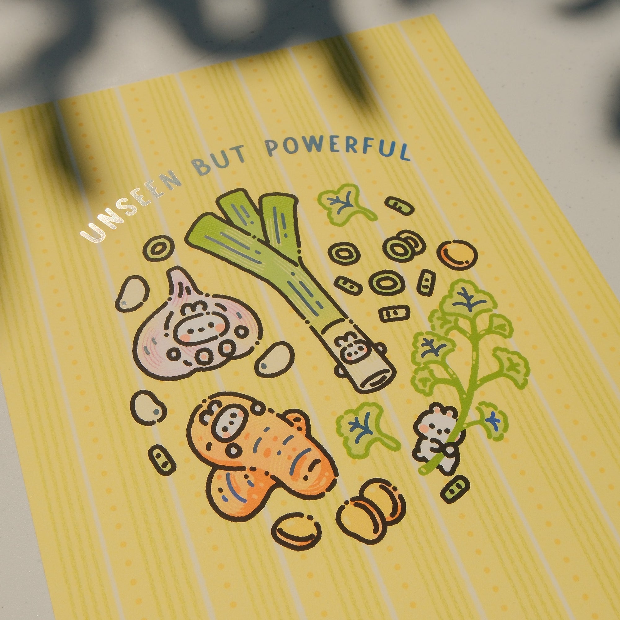 Unseen But Powerful - Medium Foil Print