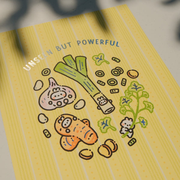 Unseen But Powerful - Medium Foil Print