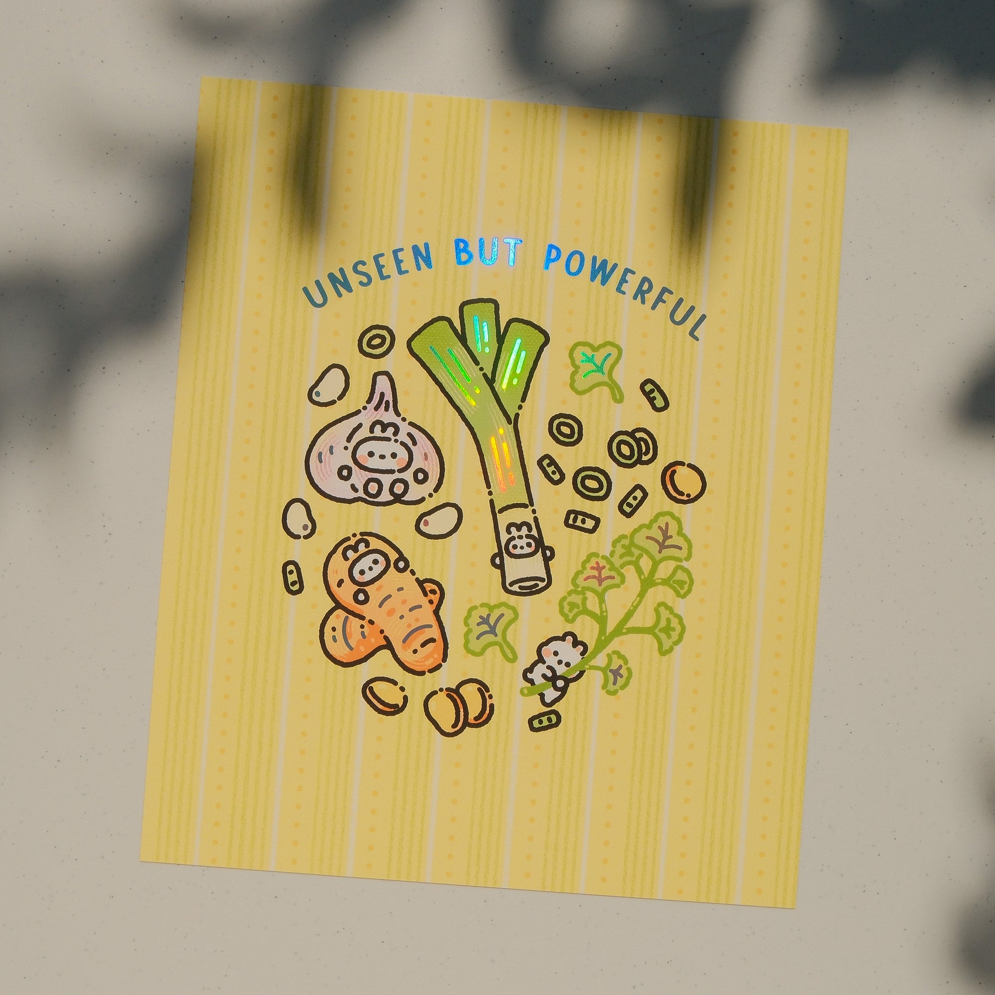 Unseen But Powerful - Medium Foil Print