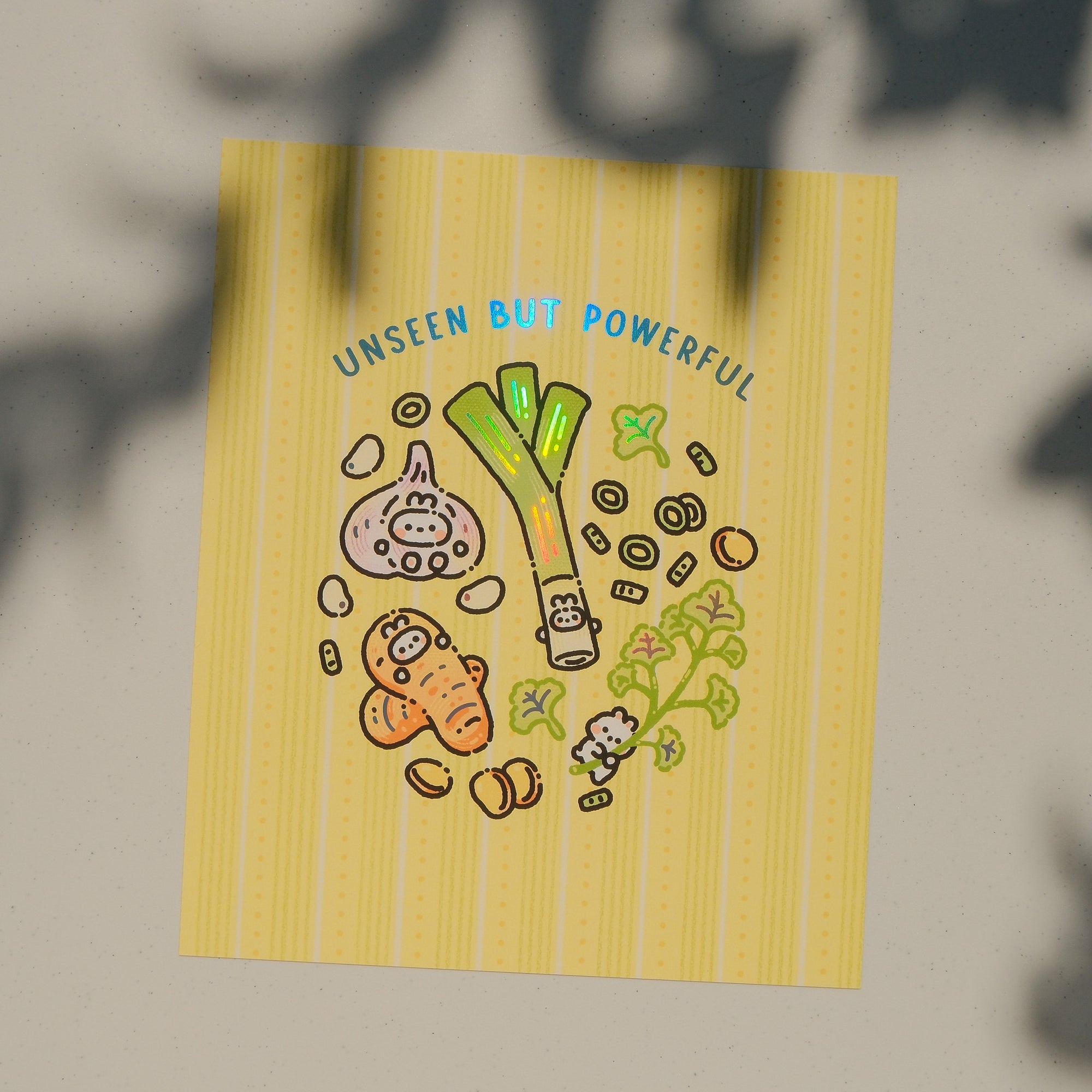 Unseen But Powerful - Medium Foil Print