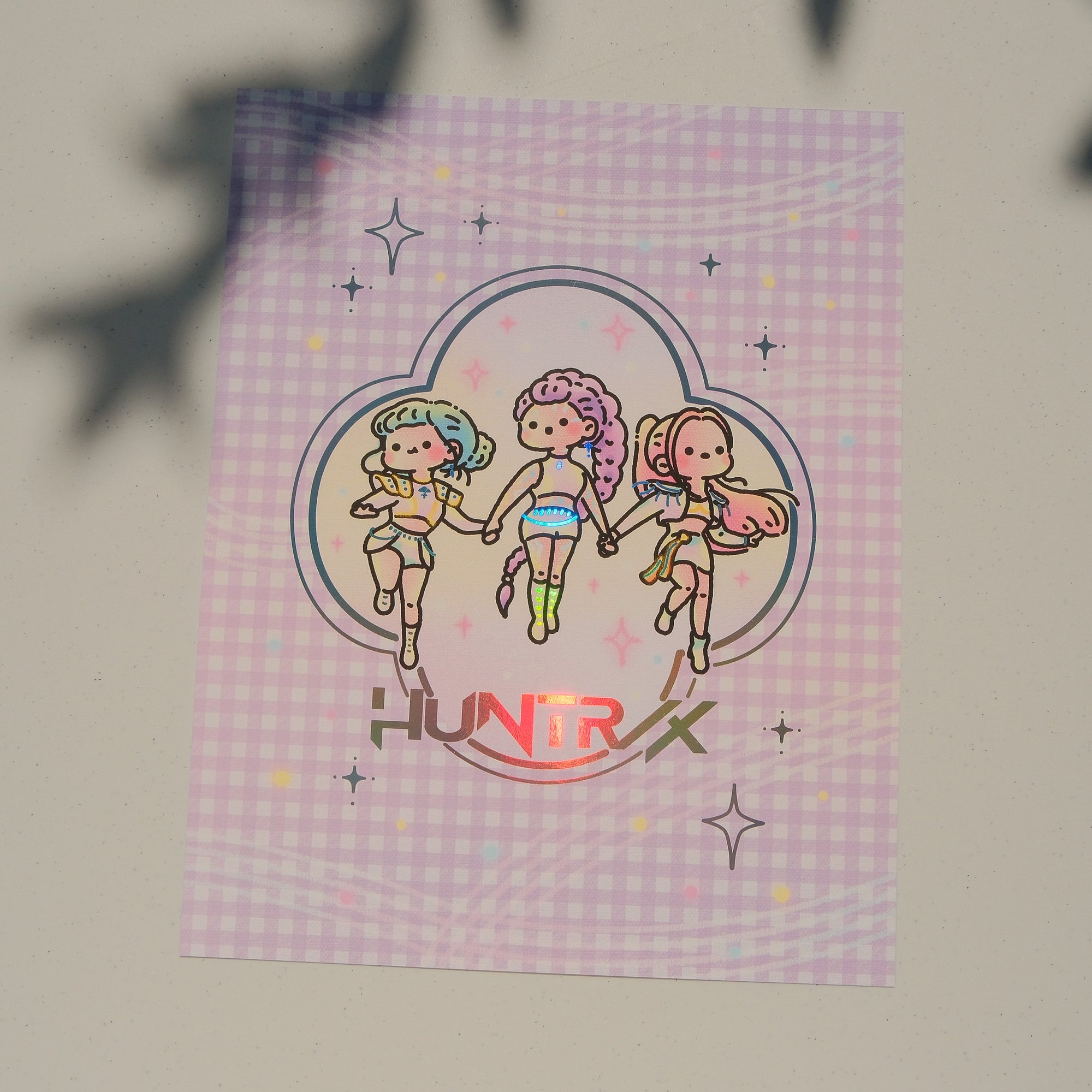 Huntrix - Kpop Demon Hunters Large Foil Print