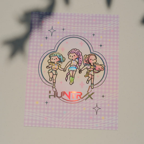 Huntrix - Kpop Demon Hunters Large Foil Print