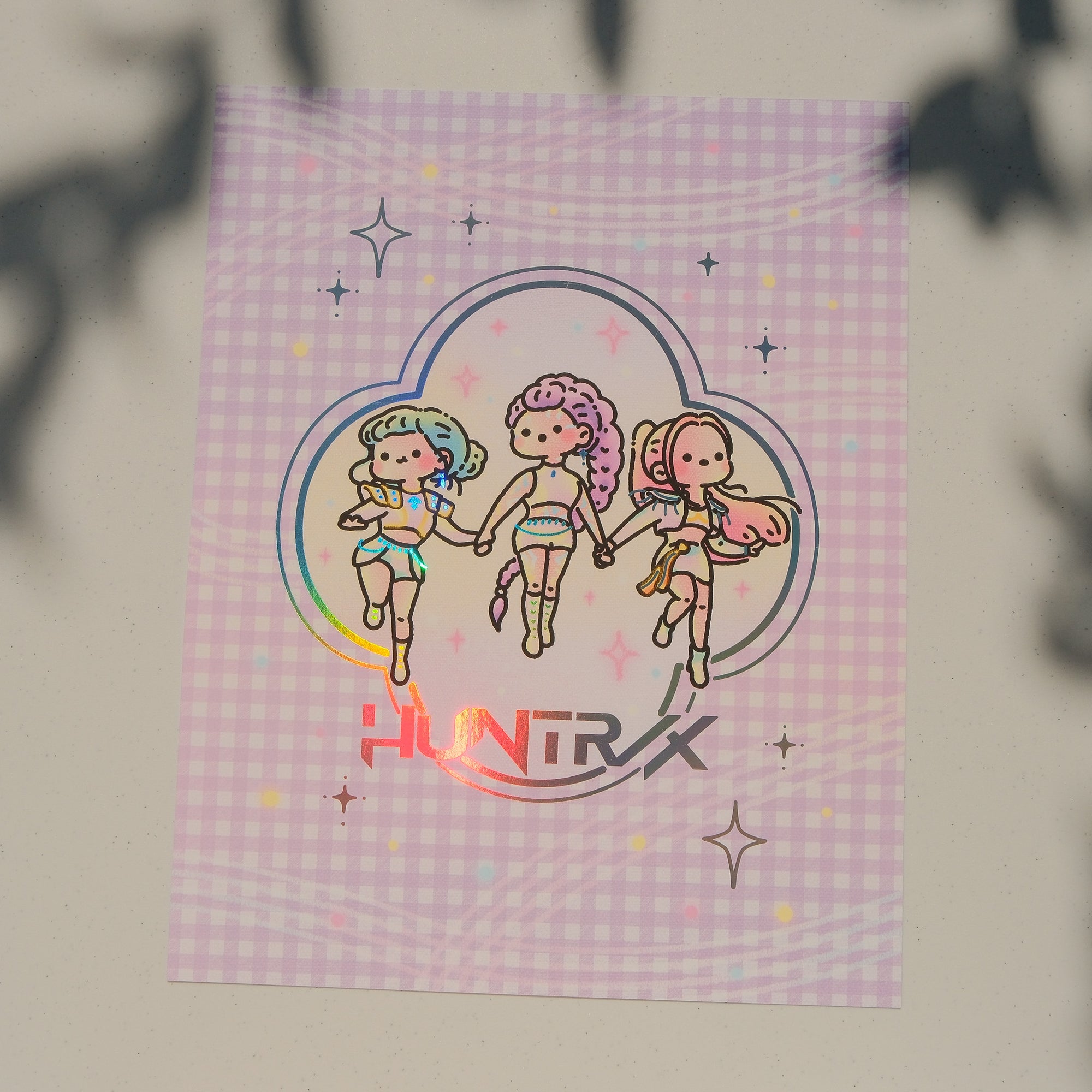 Huntrix - Kpop Demon Hunters Large Foil Print