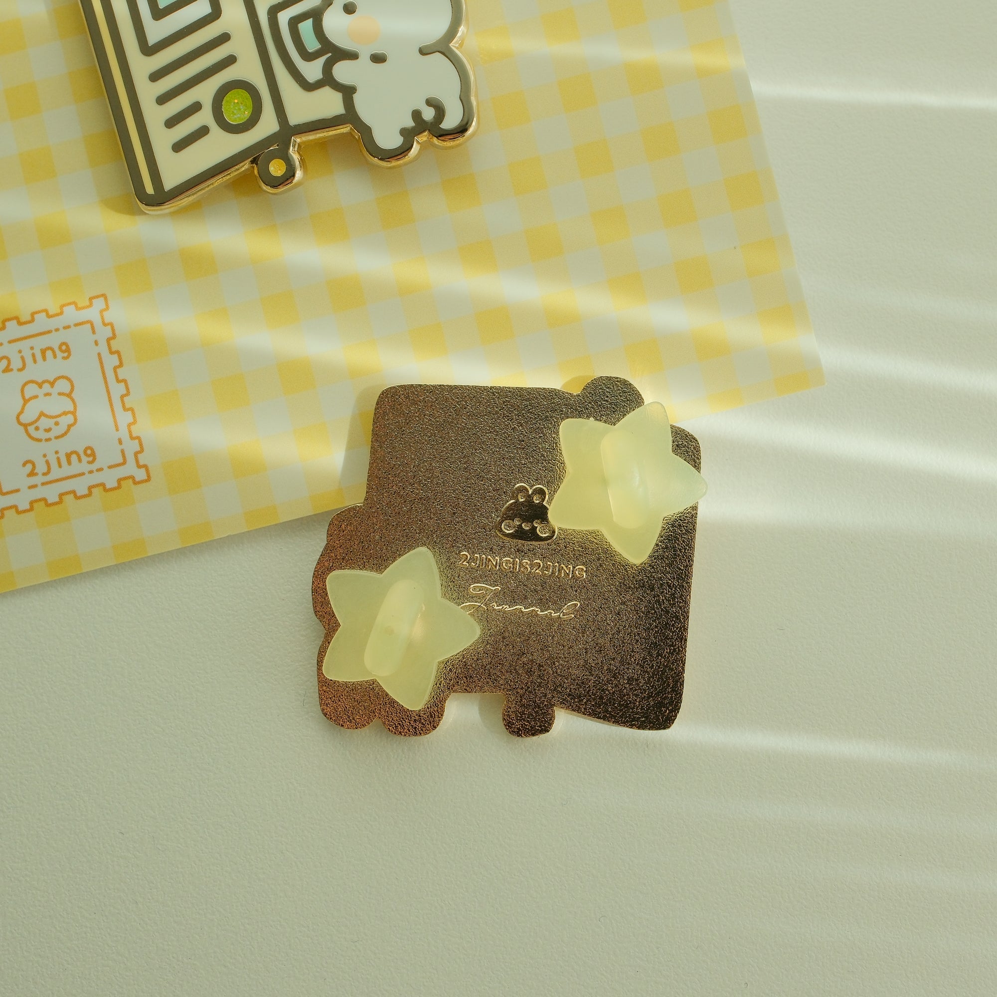 Journaling Bunny Enamel Pin