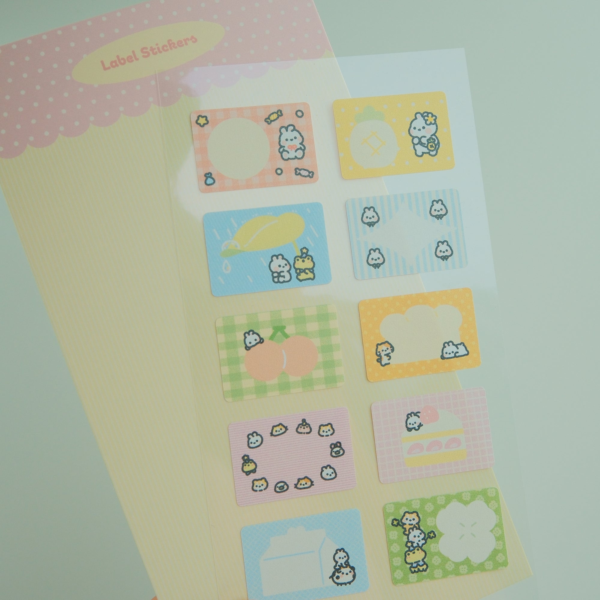 Bunny Label Sticker Sheet