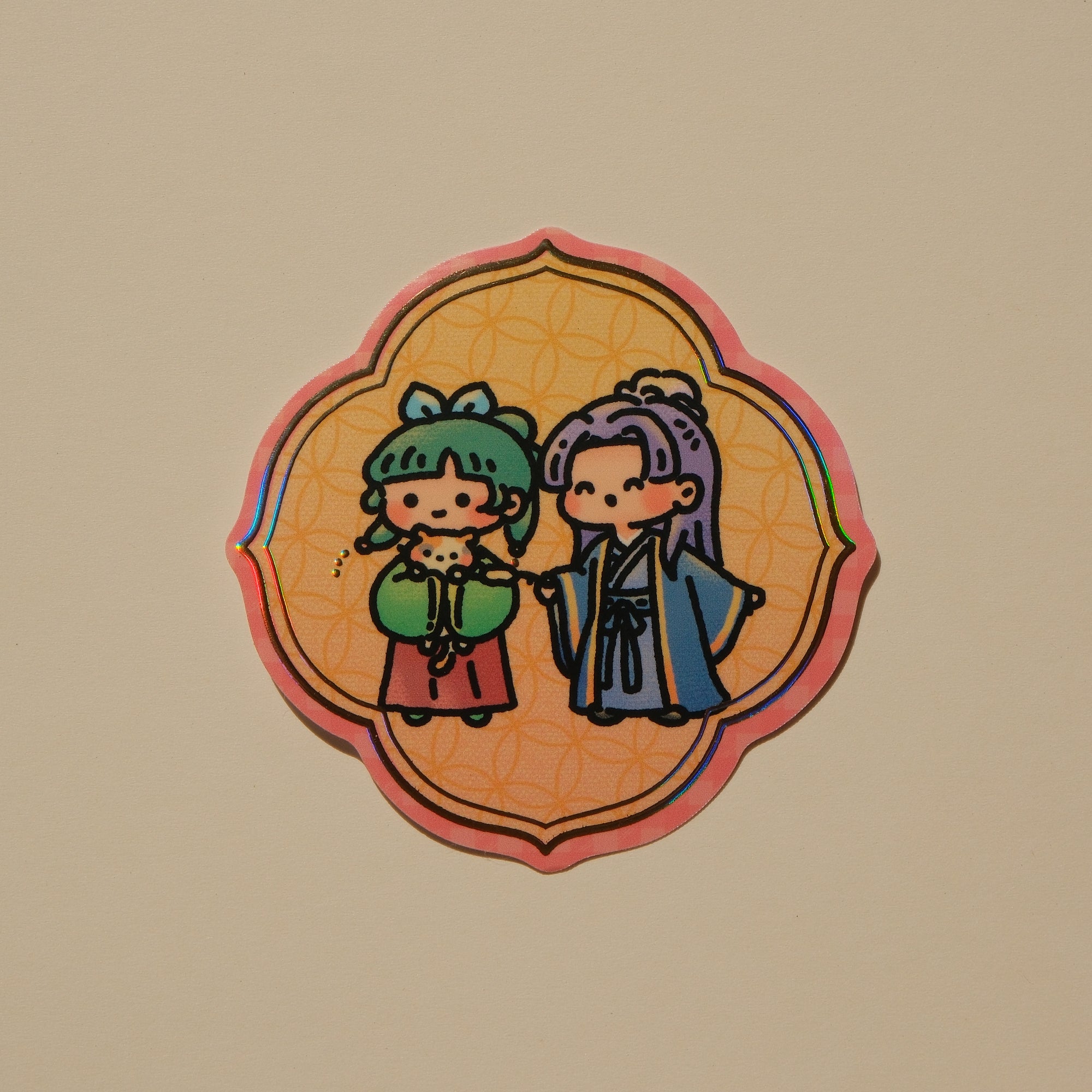 Maomao & Jinshi foil sticker