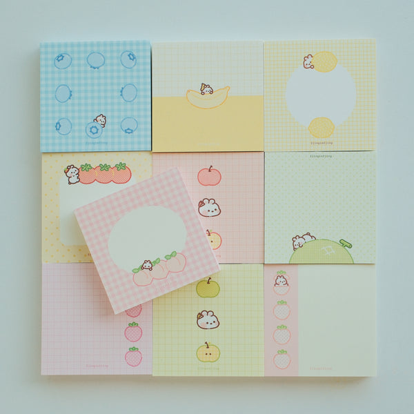 Fruity Bunnie Mini Memo
