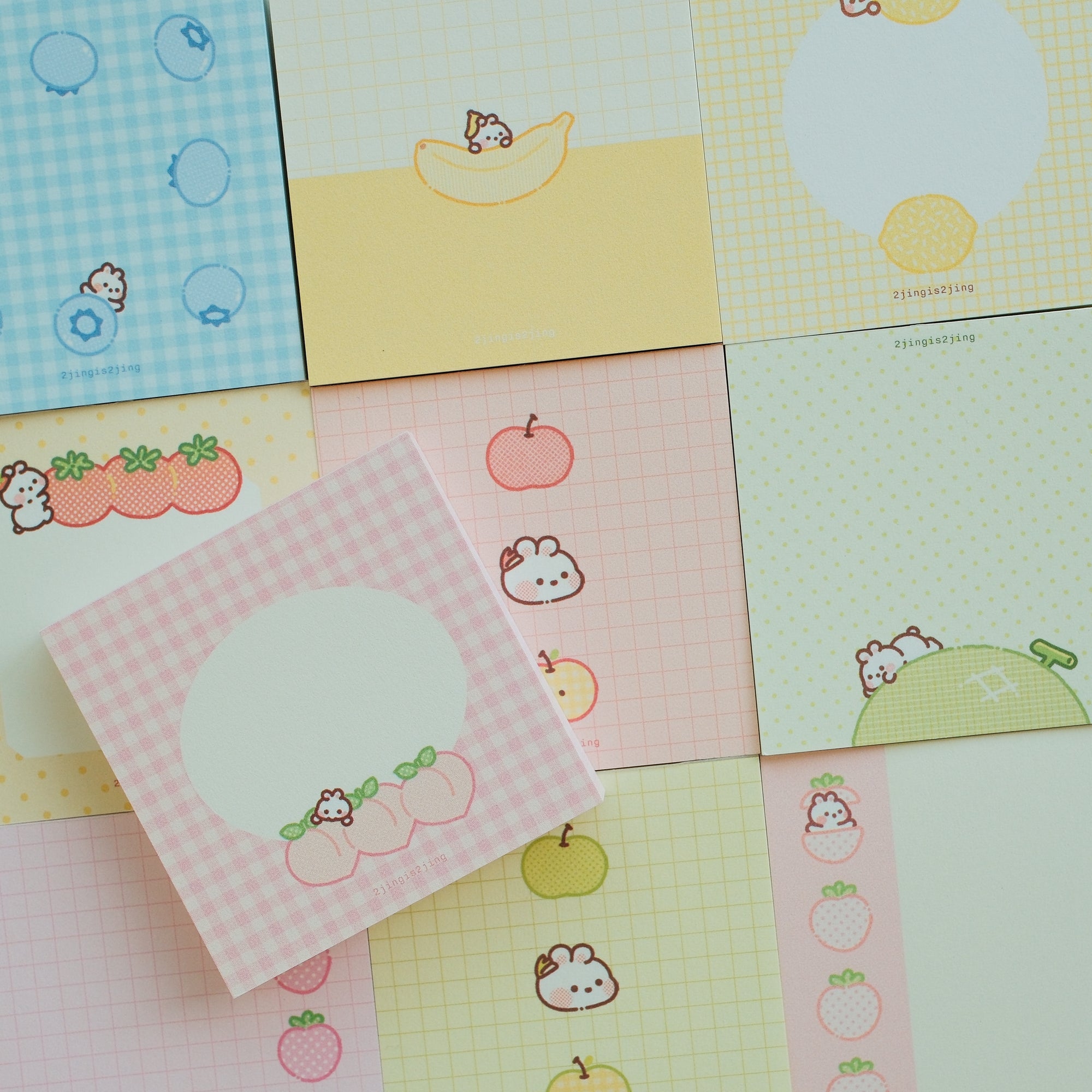 Fruity Bunnie Mini Memo