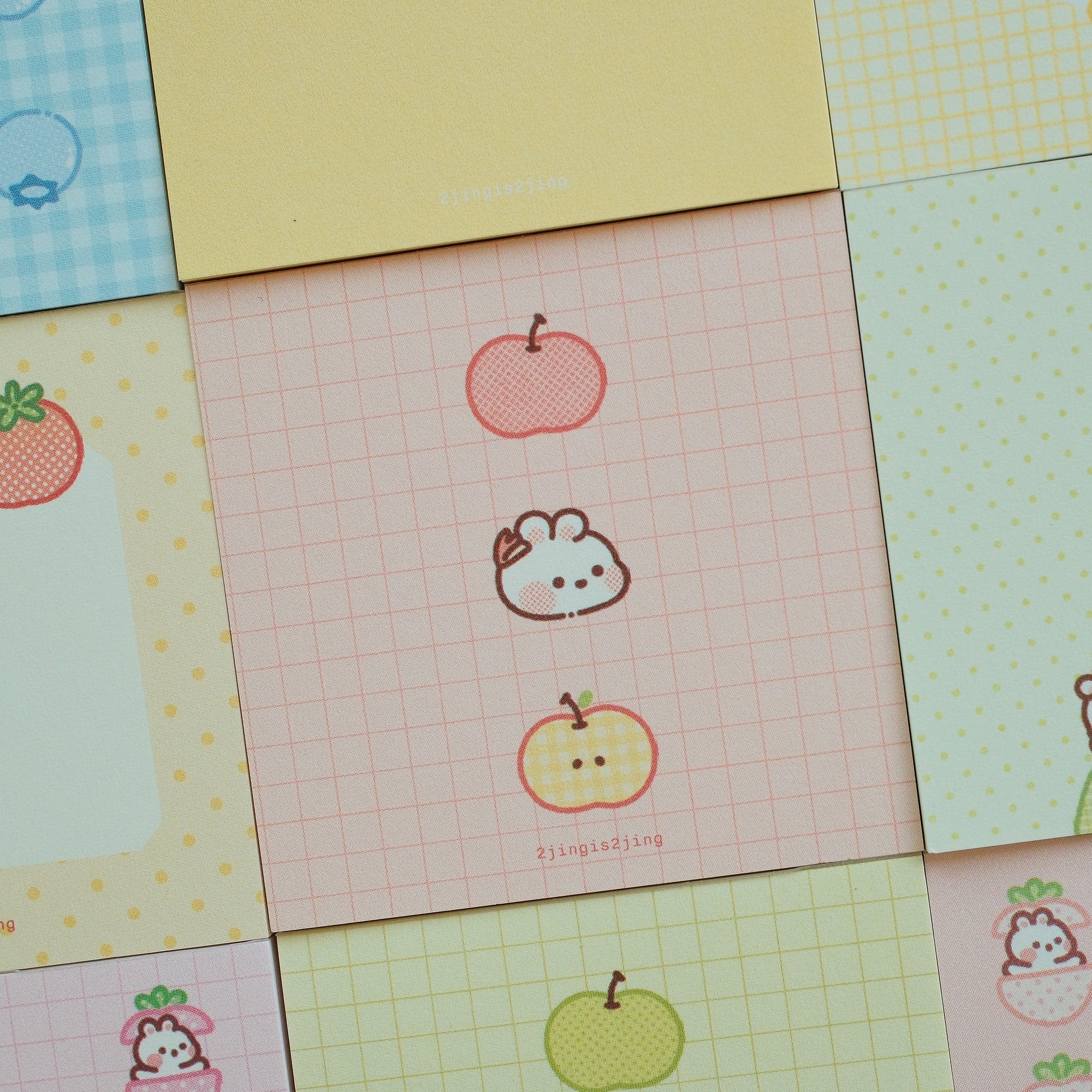Fruity Bunnie Mini Memo