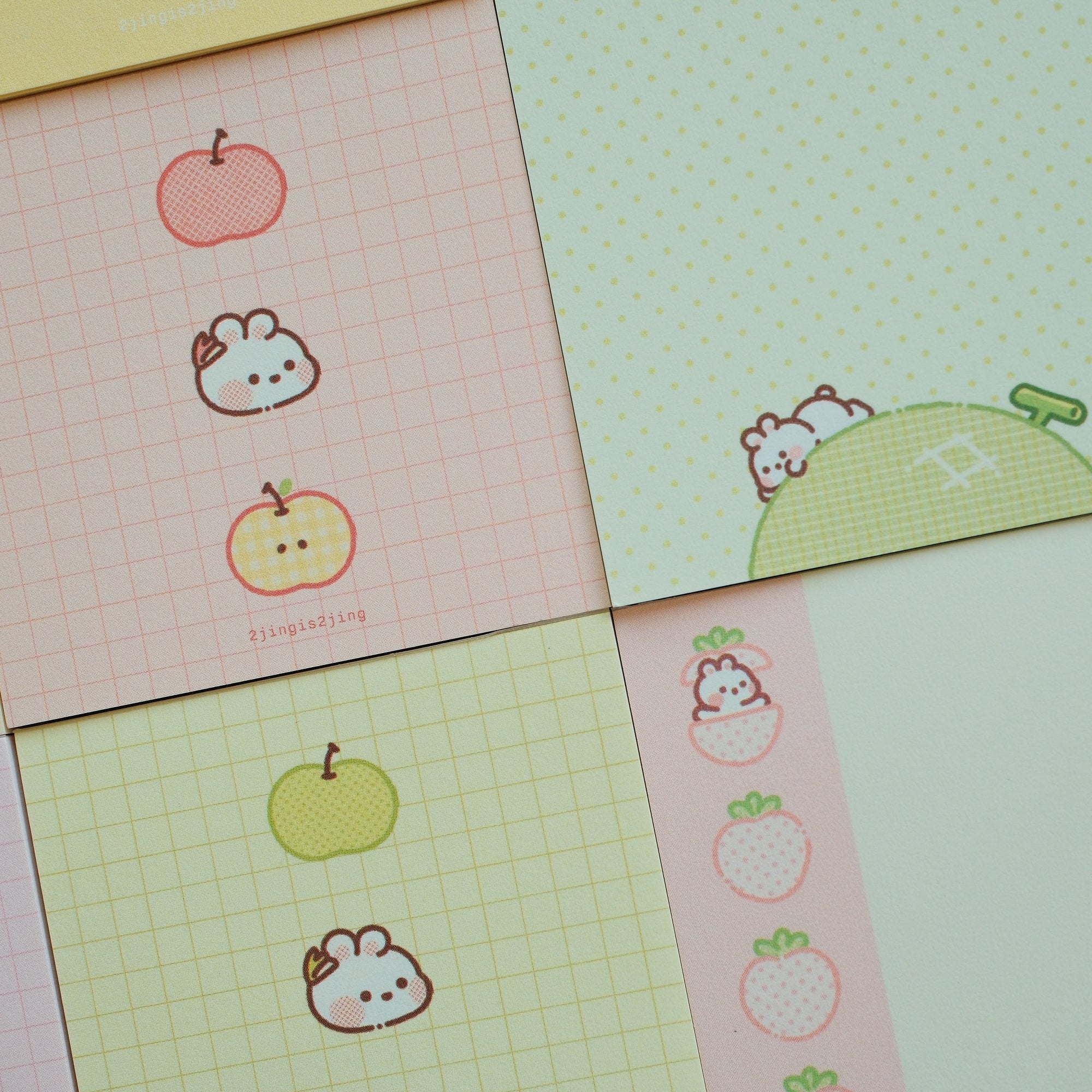 Fruity Bunnie Mini Memo