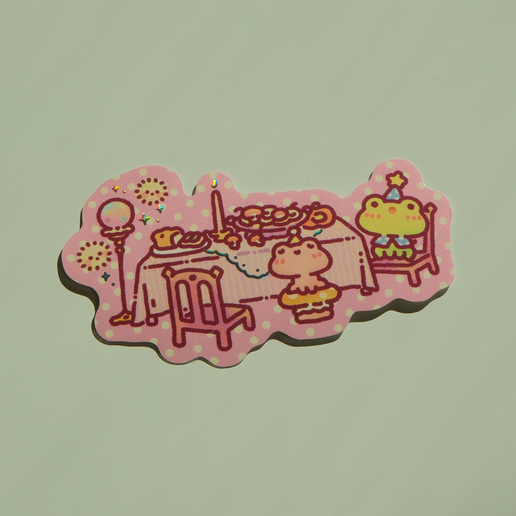 Mizuki & Kira - Bunnie Island Dinner Table Series Foil Sticker