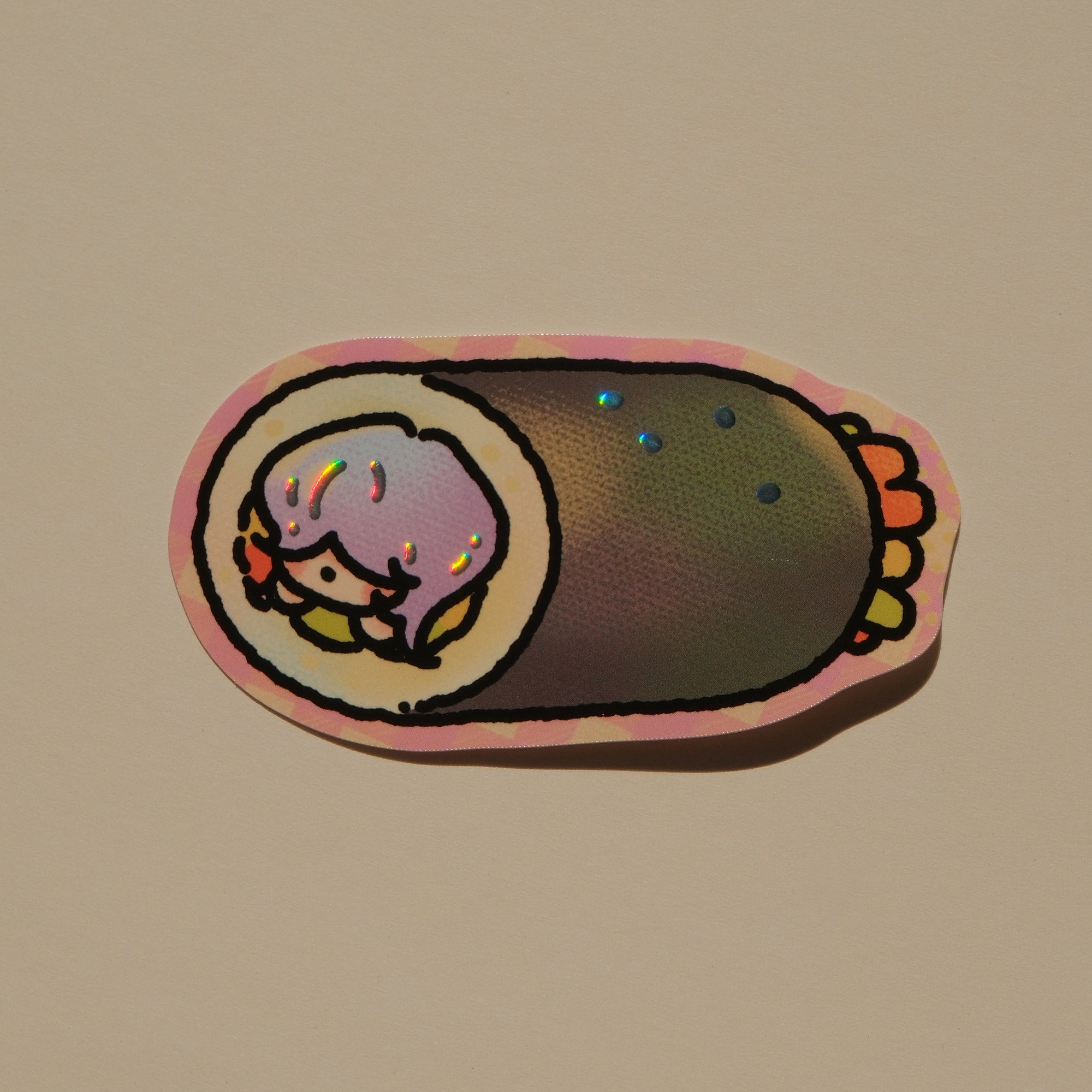 Mystery Gimbap - Kpop Demon Hunters Foil Sticker