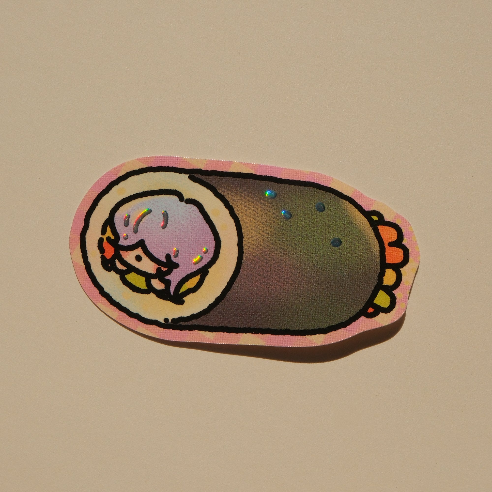 Mystery Gimbap - Kpop Demon Hunters Foil Sticker