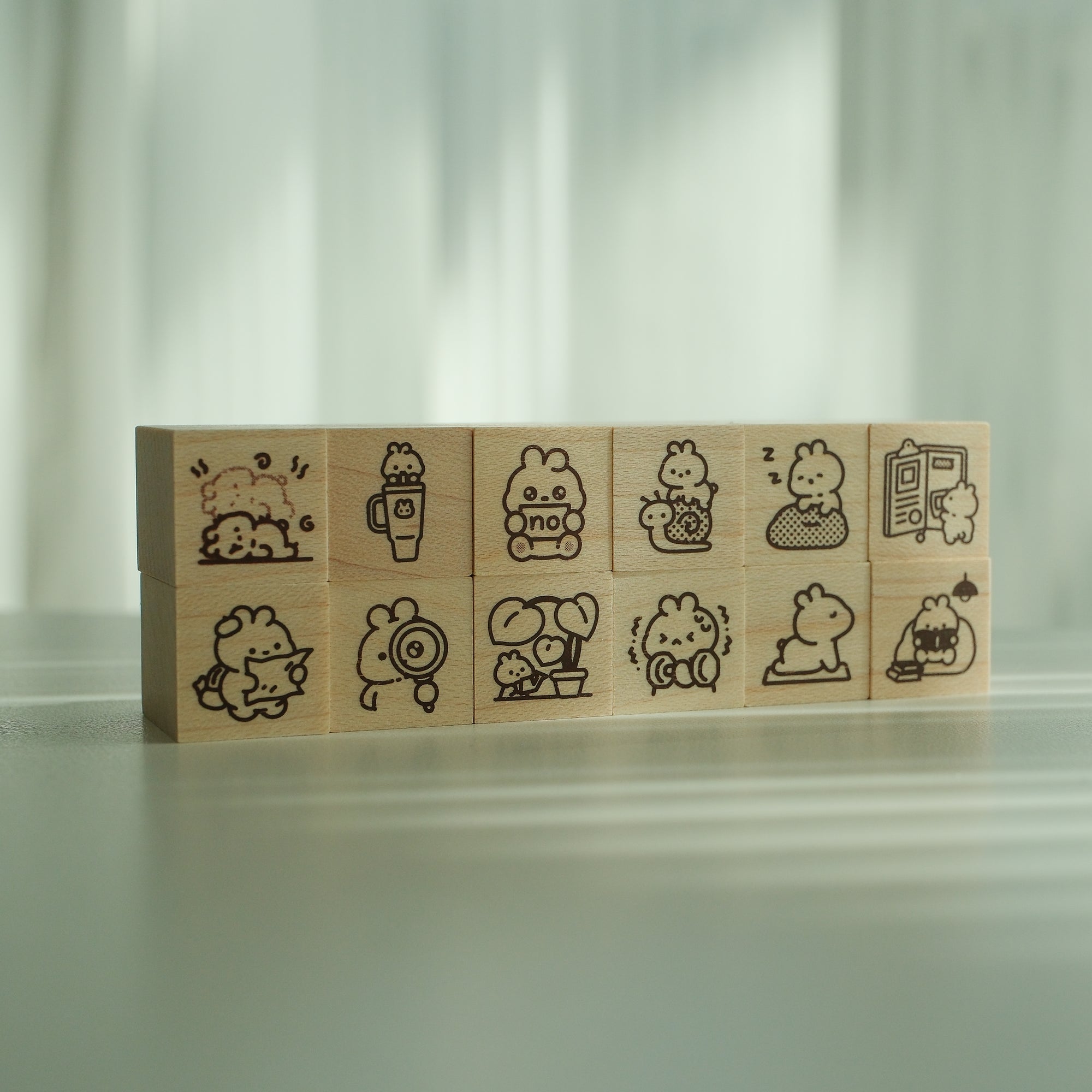 Living Softly Rubber Stamp – Vol.1 (1.5cm)
