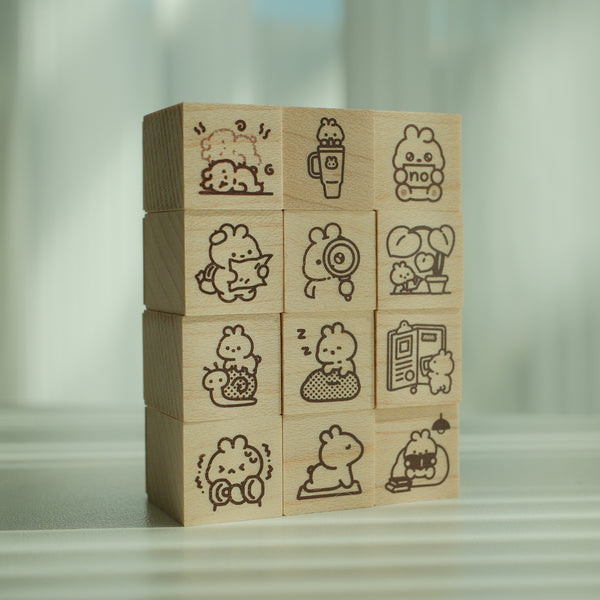 Living Softly Rubber Stamp – Vol.1 (1.5cm)