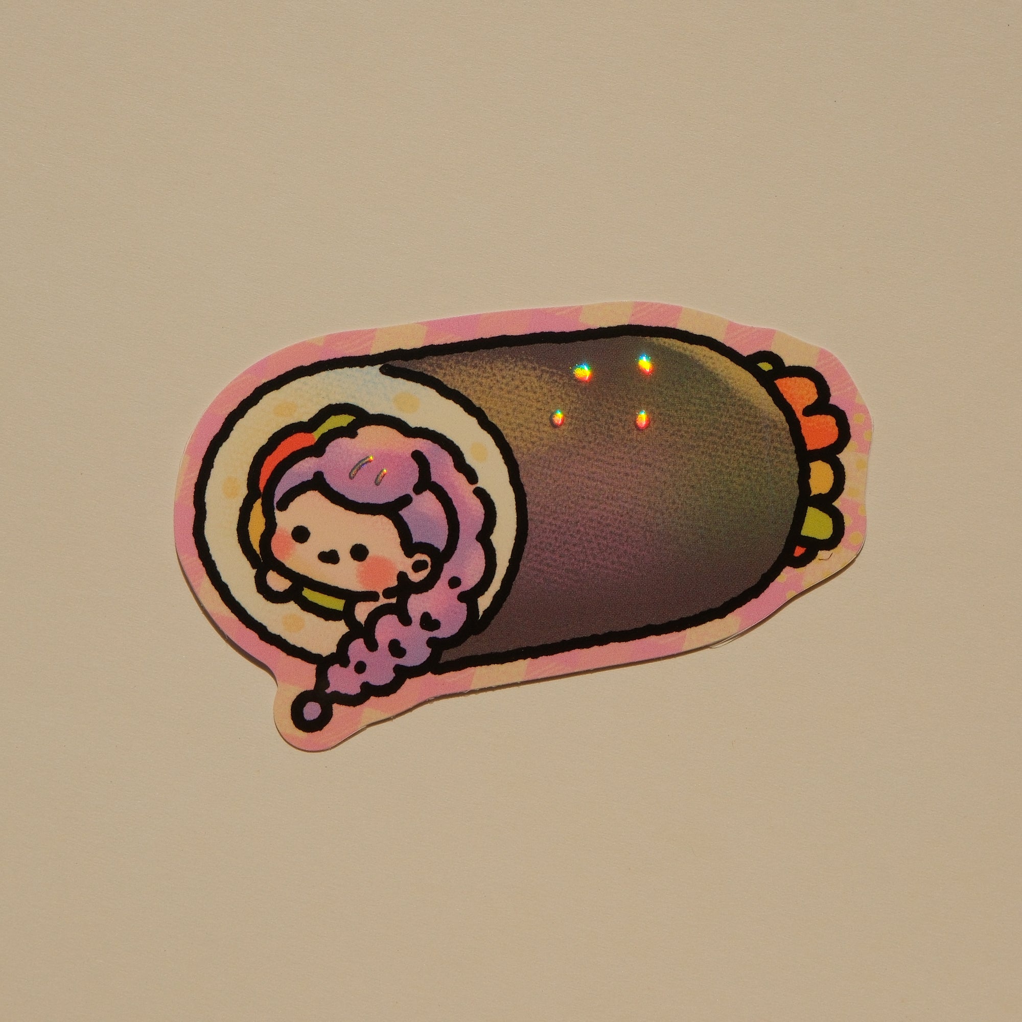 Rumi Gimbap - Kpop Demon Hunters Foil Sticker