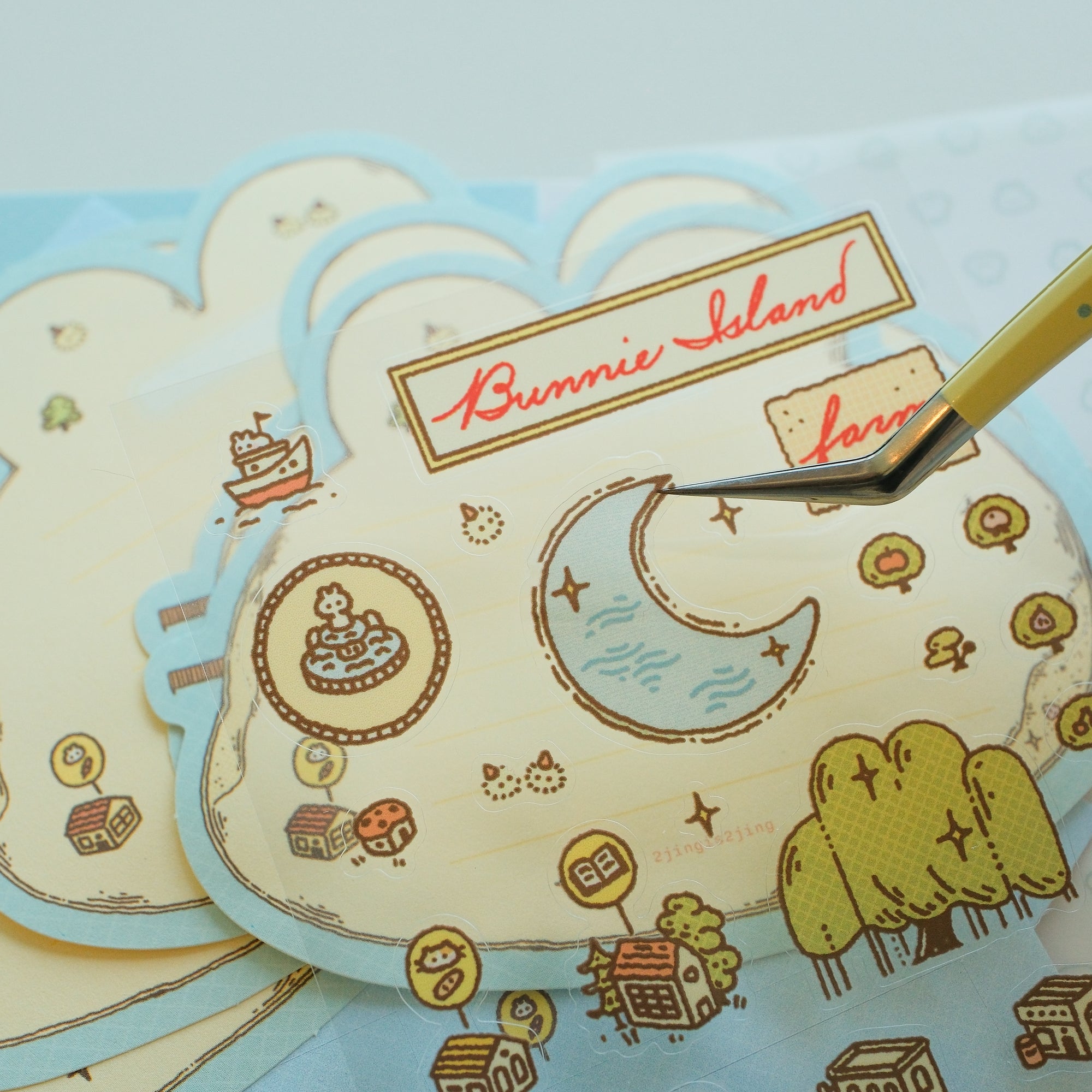 Bunnie Island Mini Stationery Pack
