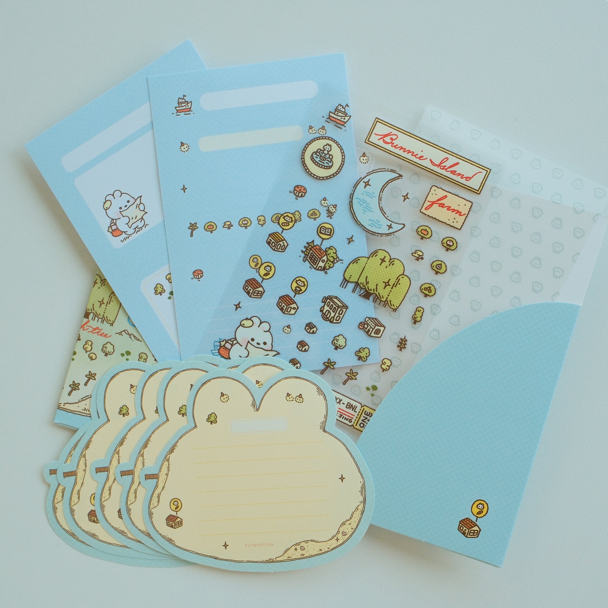 Bunnie Island Mini Stationery Pack
