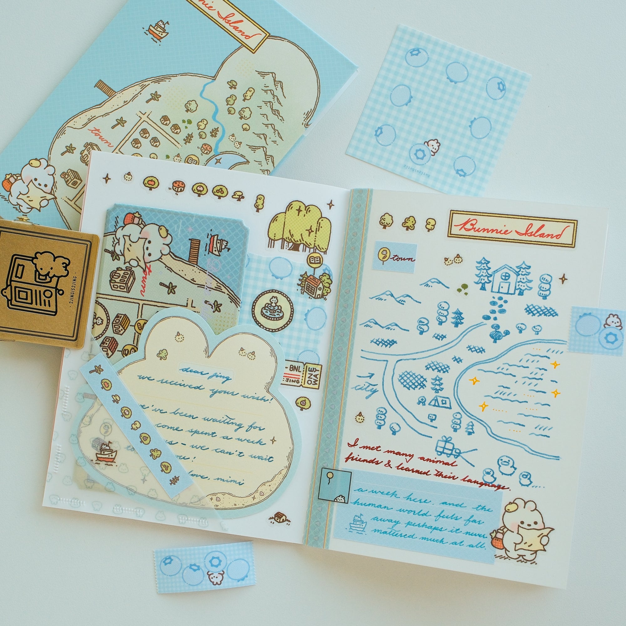 Bunnie Island Mini Stationery Pack