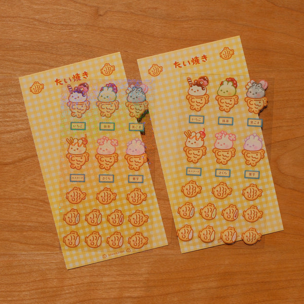Bunny Taiyaki Sticker Sheet
