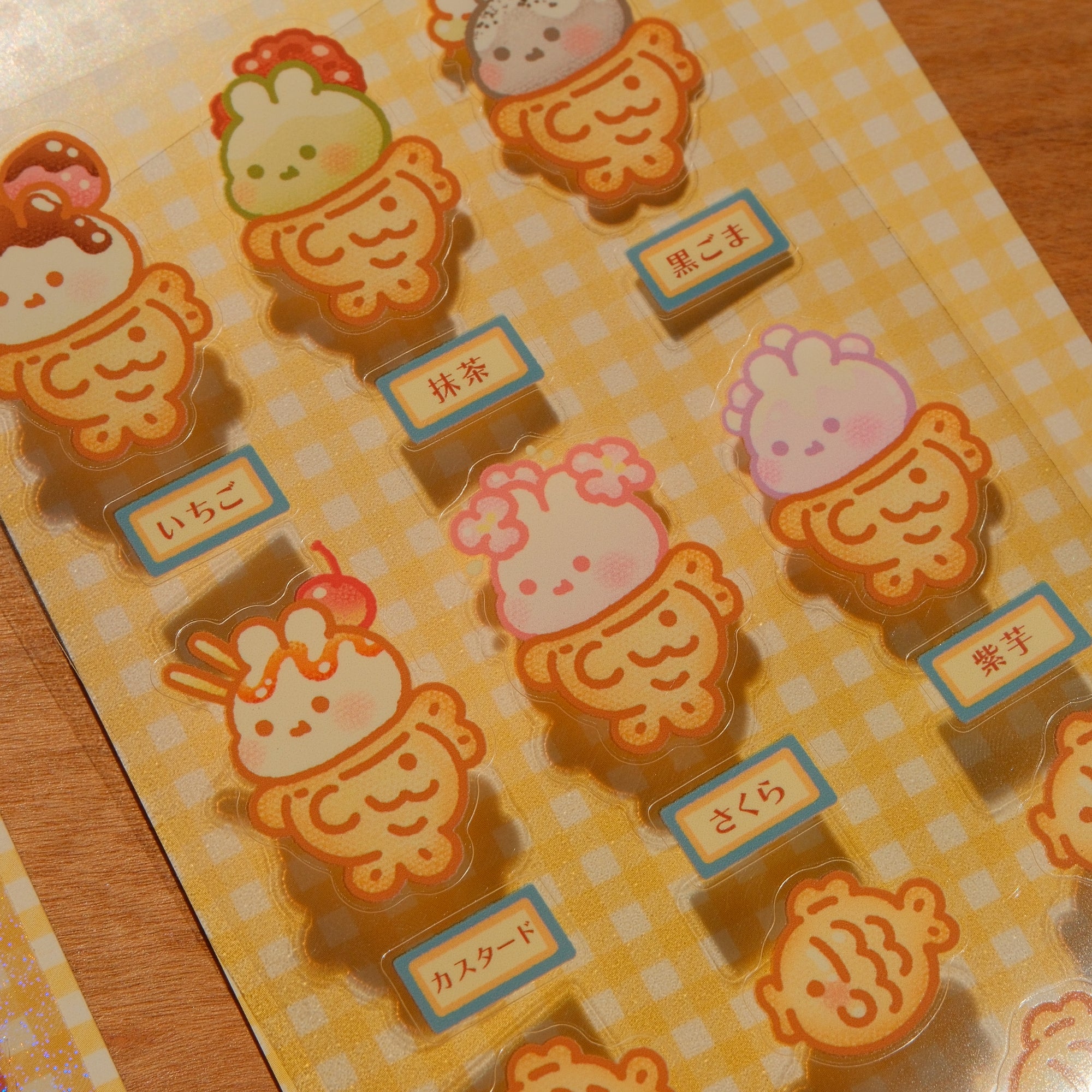 Bunny Taiyaki Sticker Sheet