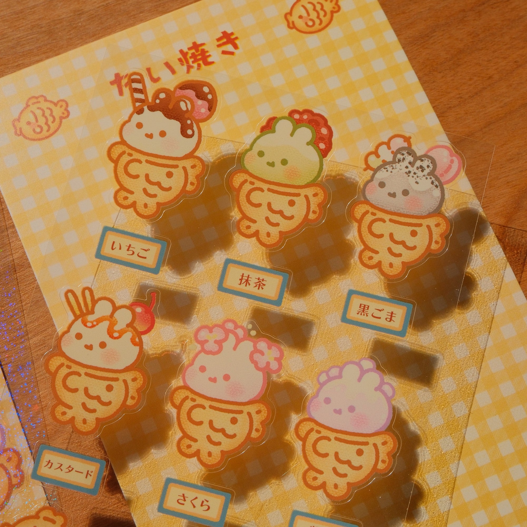 Bunny Taiyaki Sticker Sheet