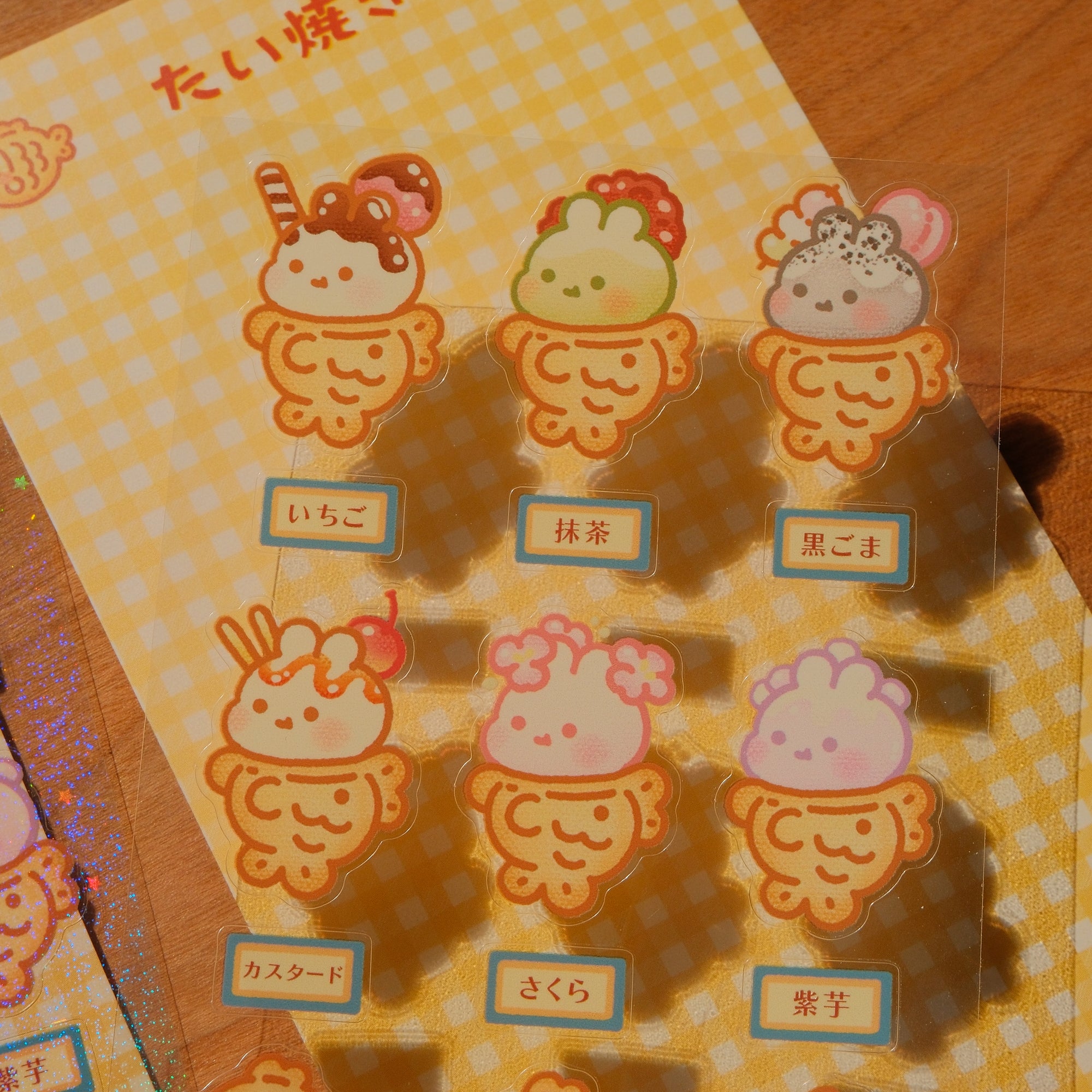 Bunny Taiyaki Sticker Sheet