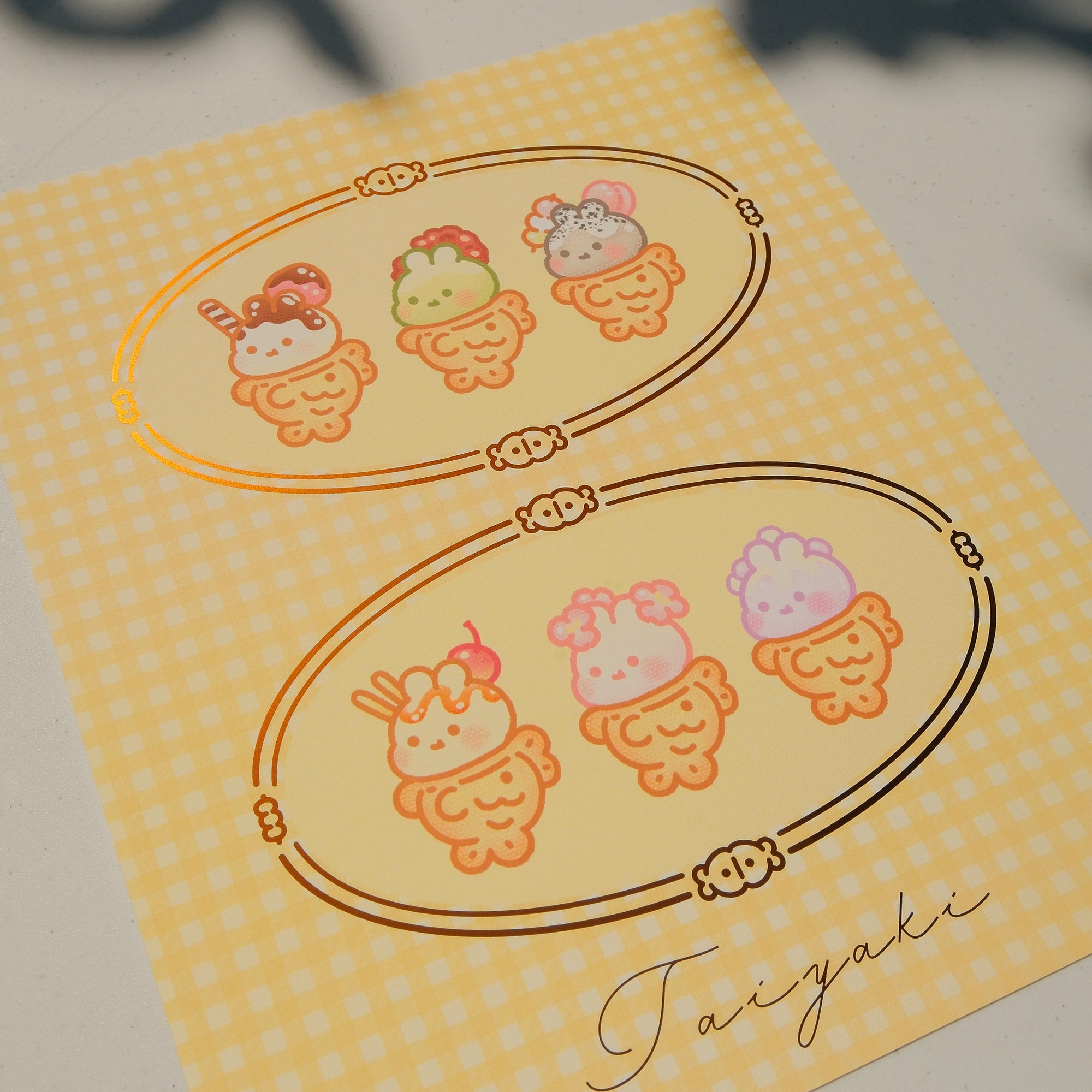 Taiyaki -Medium Foil Print