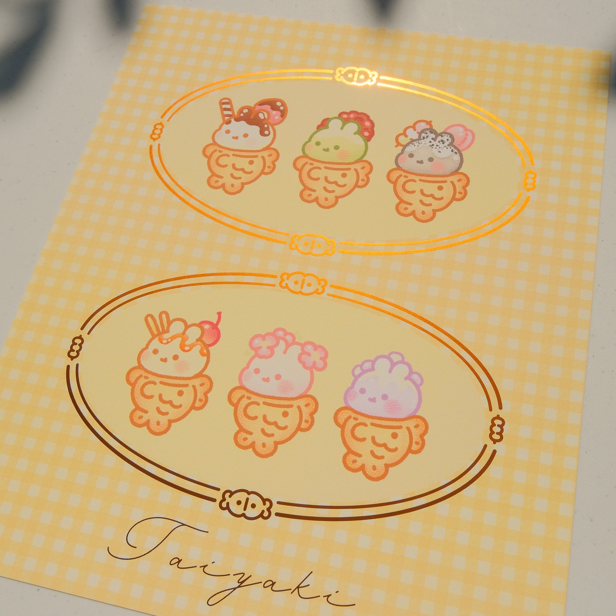 Taiyaki -Medium Foil Print