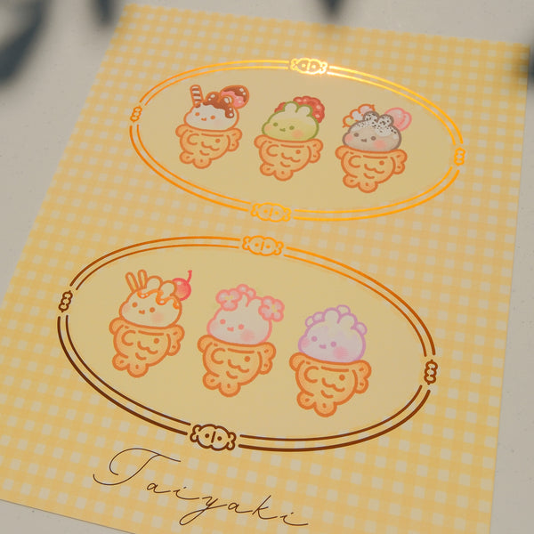 Taiyaki -Medium Foil Print