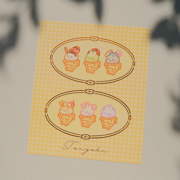 Taiyaki -Medium Foil Print