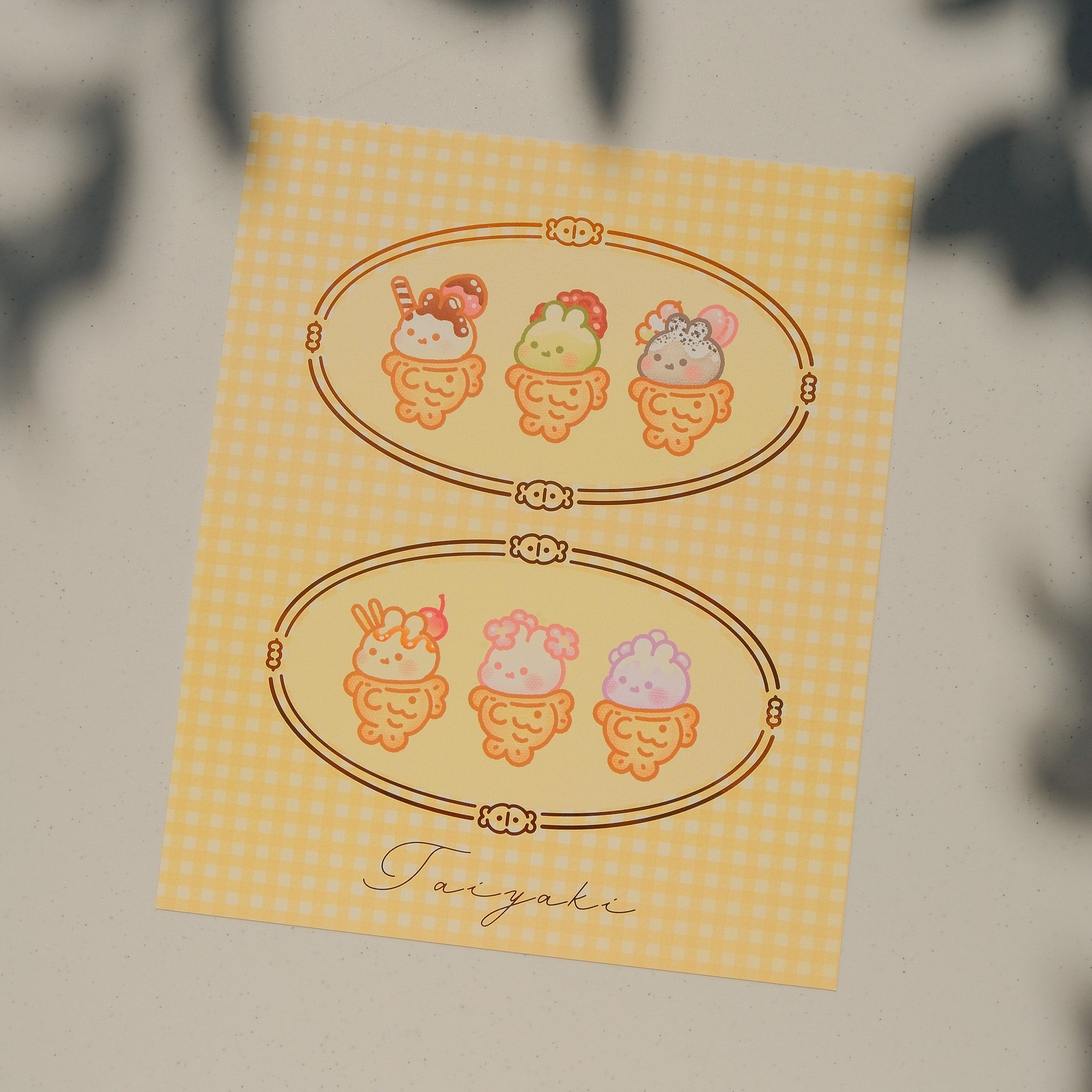 Taiyaki -Medium Foil Print