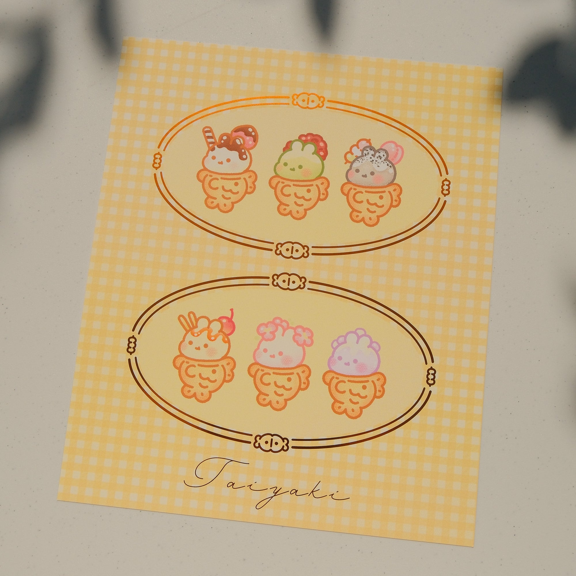 Taiyaki -Medium Foil Print