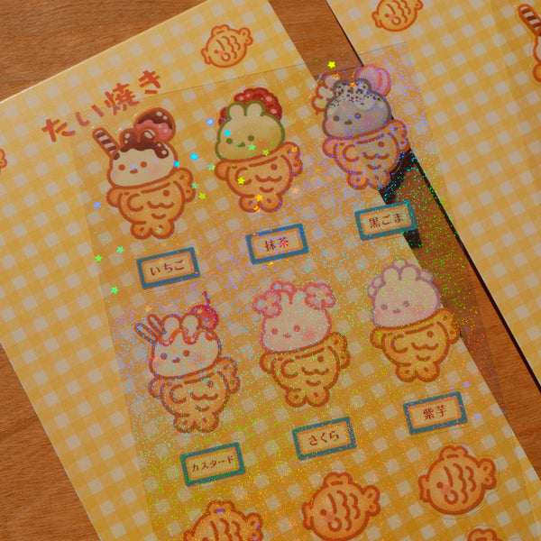 Bunny Taiyaki Sticker Sheet